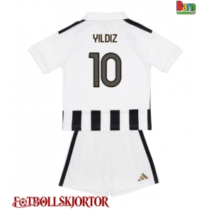 Juventus Kenan Yildiz #10 Hemmakläder Barn 2026-27 Kortärmad (+ Korta byxor)